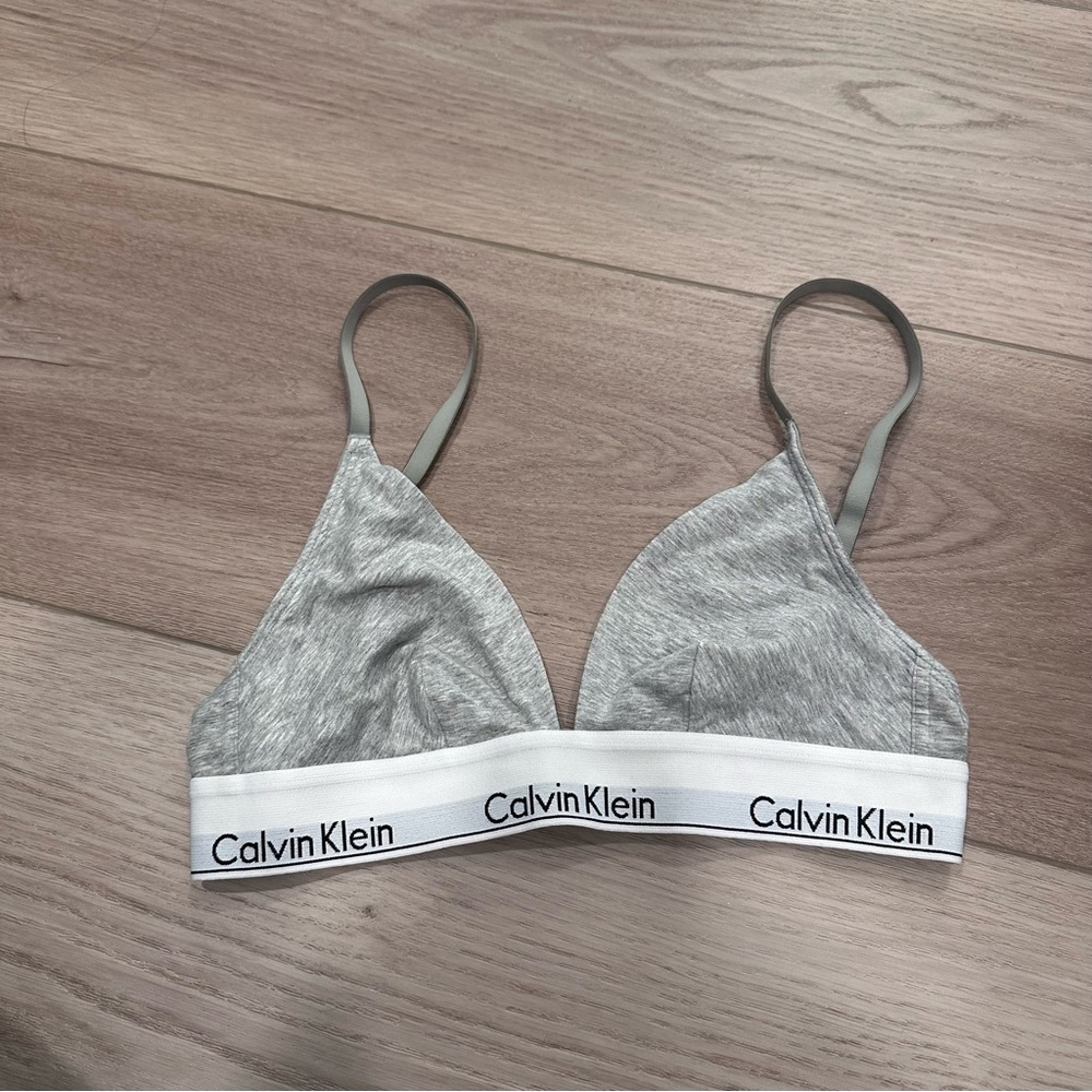 Calvin Klein cotton triangle bralette